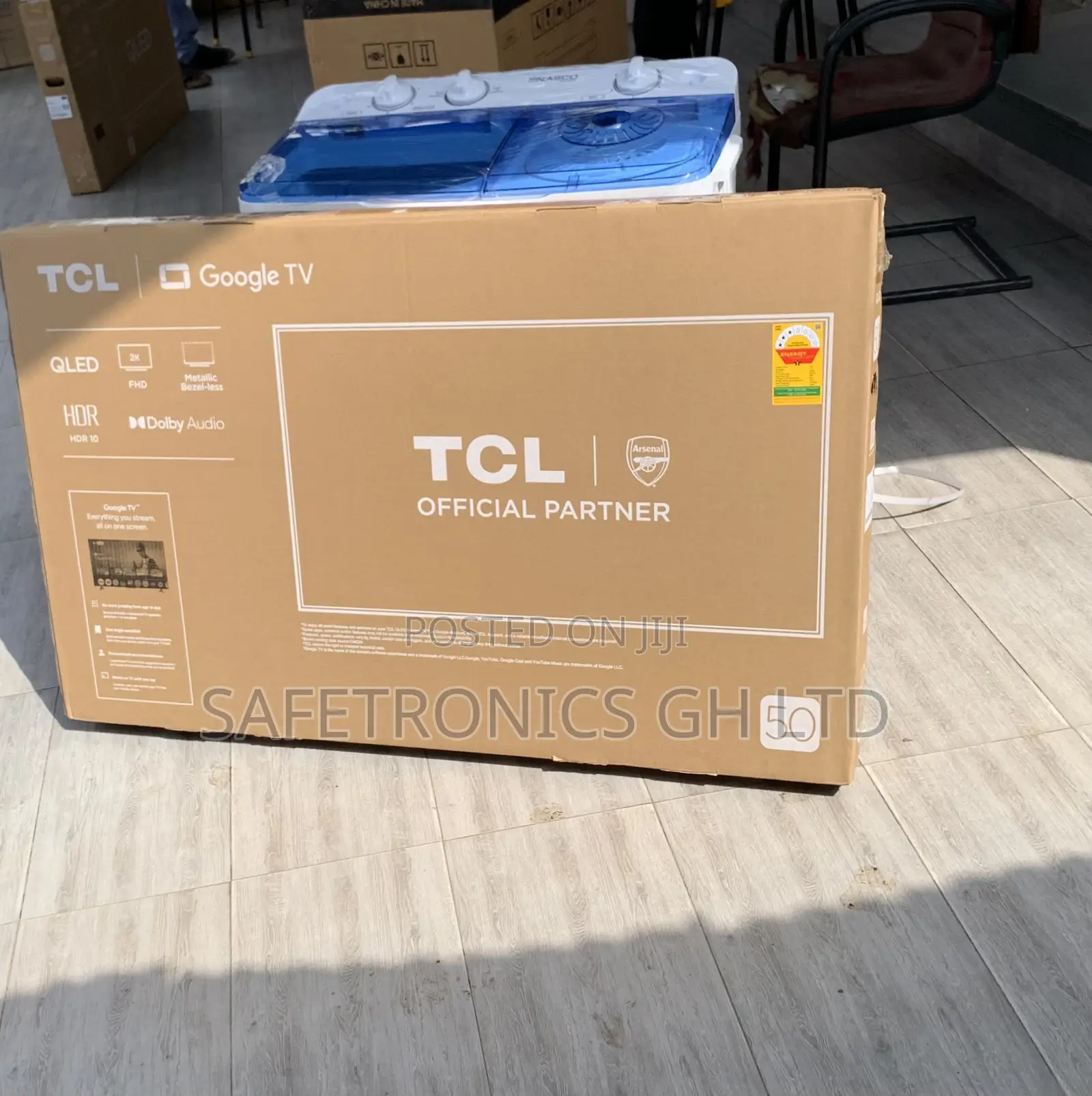 Order Sleek TCL Qled 50 Inch Smart Uhd Android Frameless 50s5k Tv
