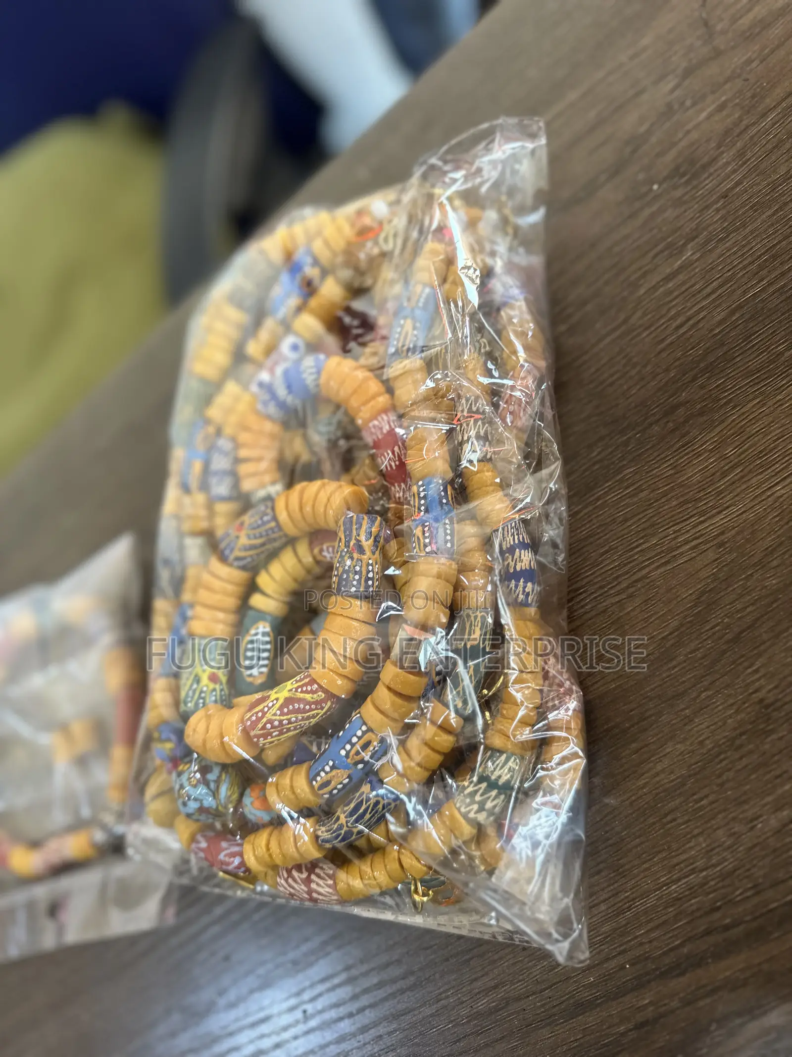 Locally Made Ahenema and Beads