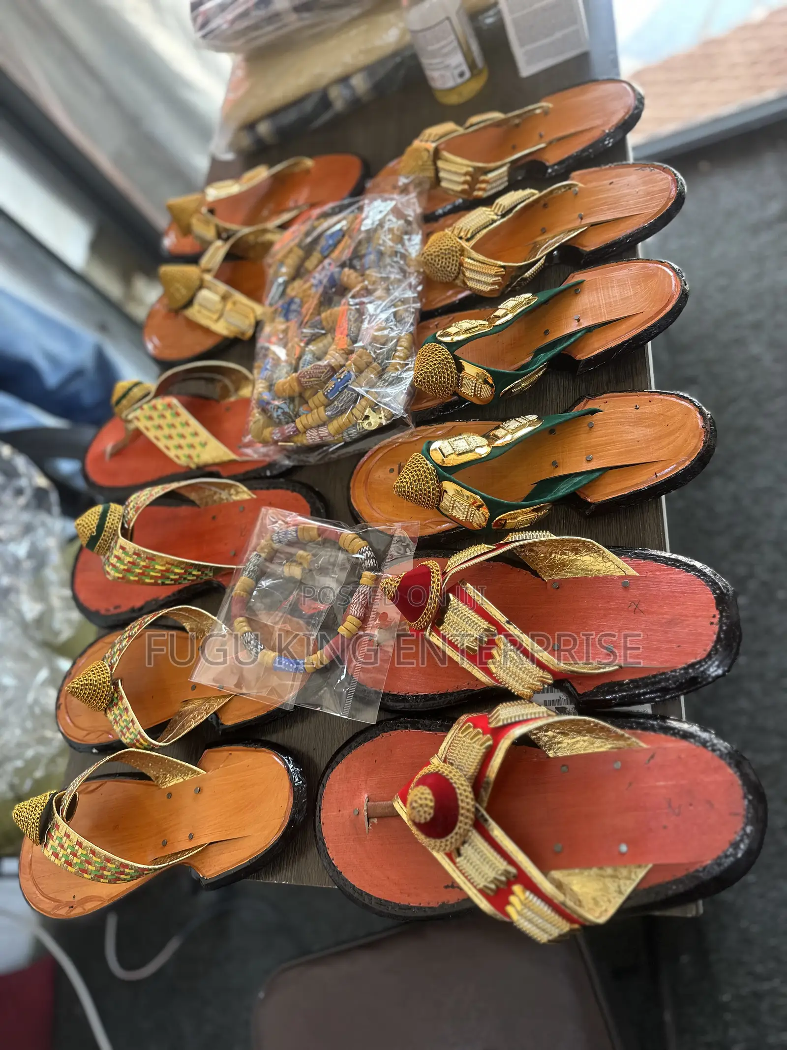 Locally Made Ahenema and Beads