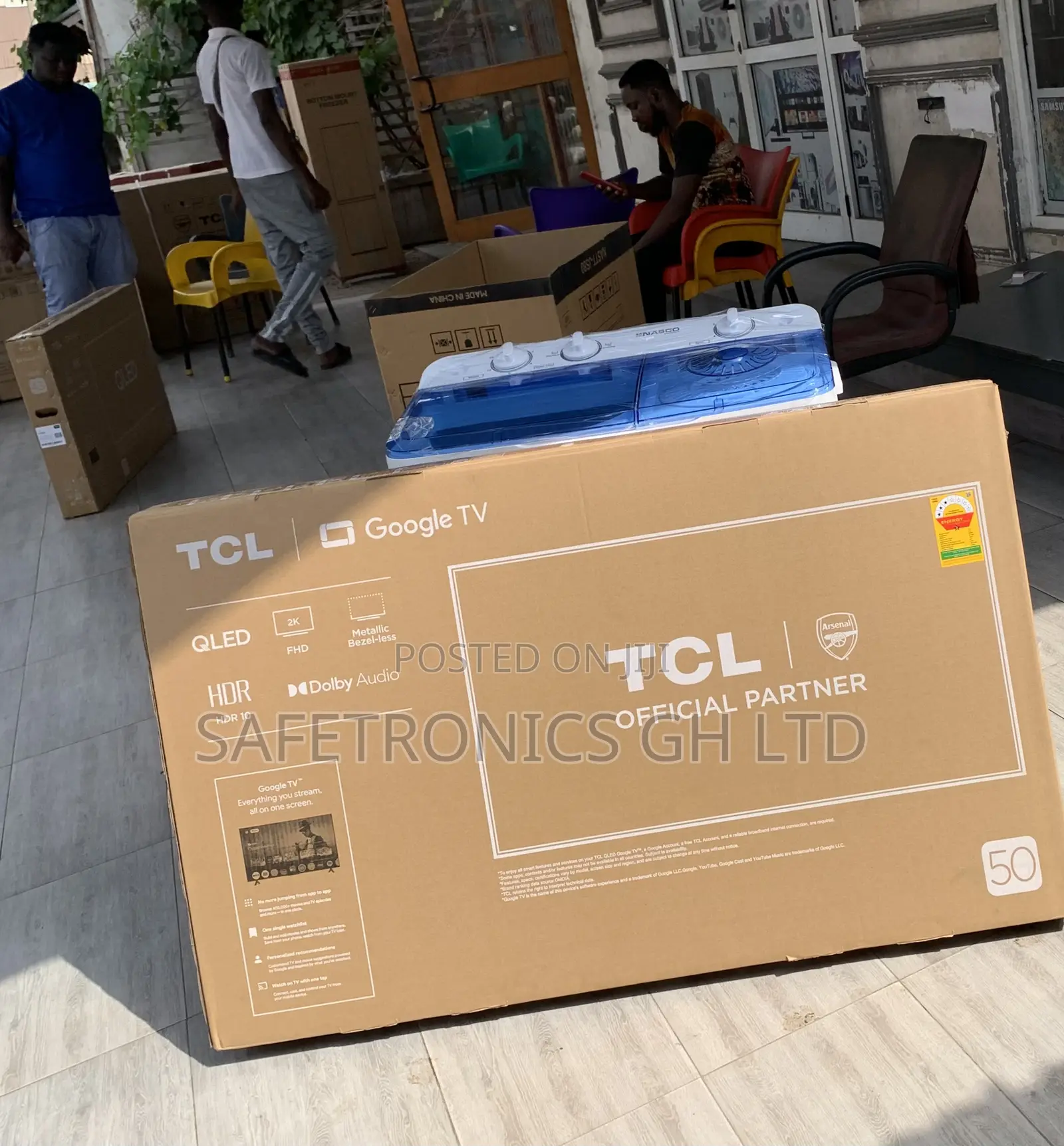 Get Super Sleek 50s5k Android TCL 50 Inch Frameless Qled Tv