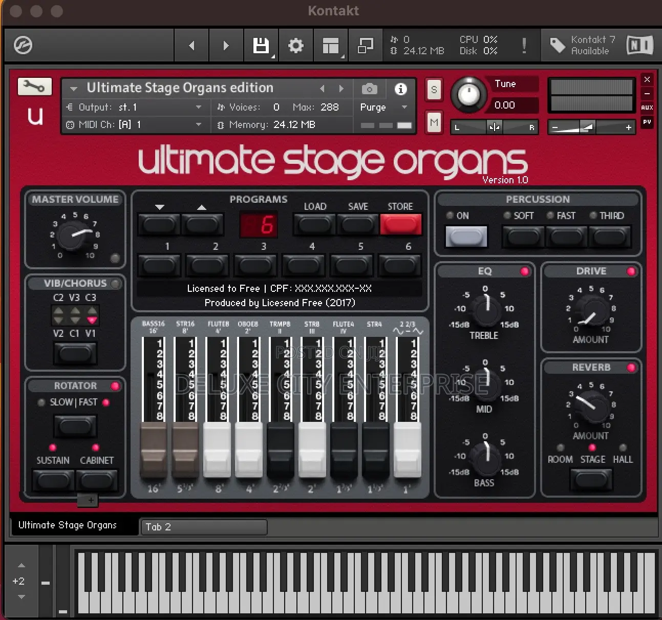 Nord Ultimate Stage Organs Kontakt Library for Win/Mac