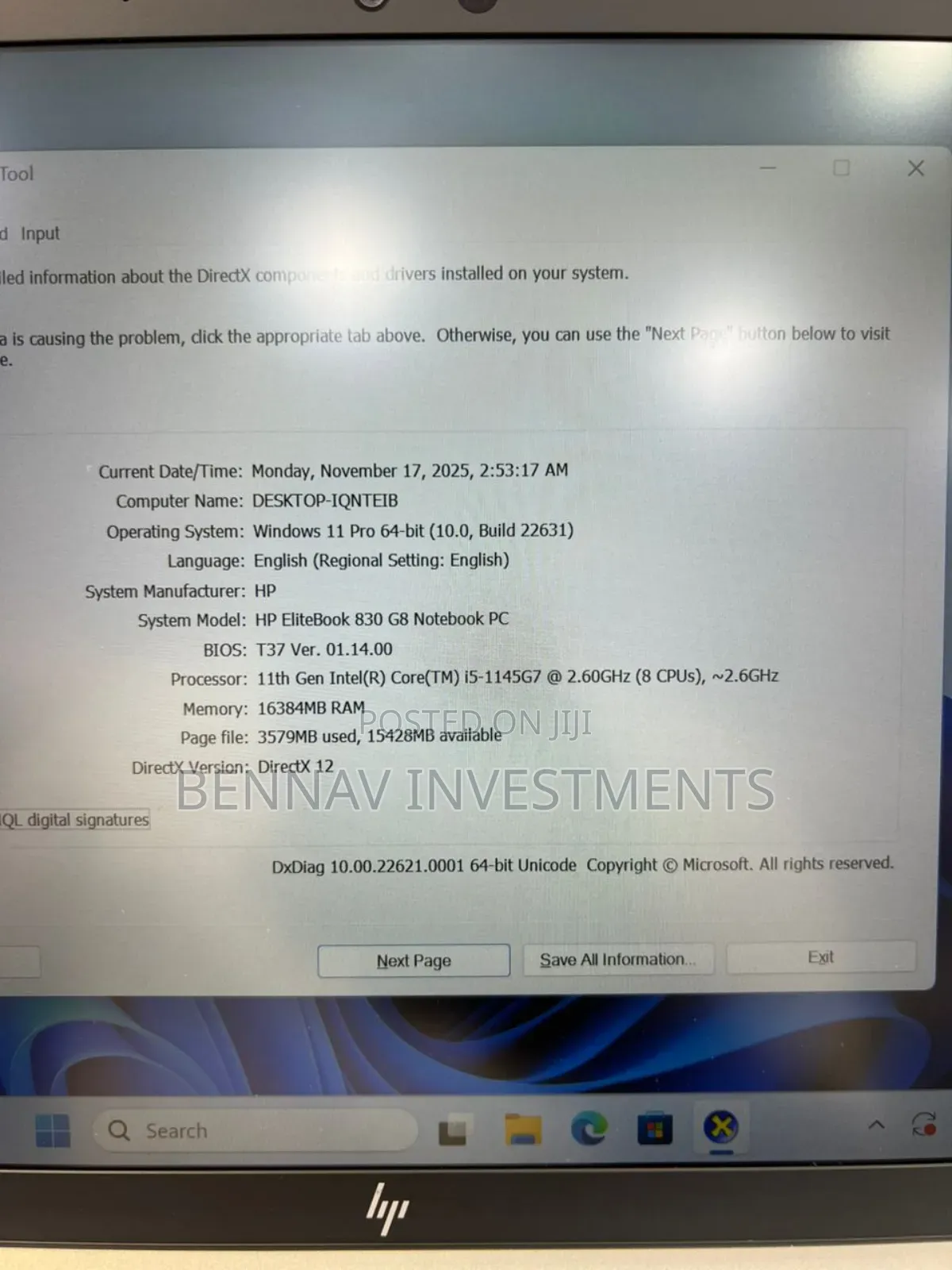 Laptop HP EliteBook 830 G8 16GB Intel Core i5 SSD 256GB