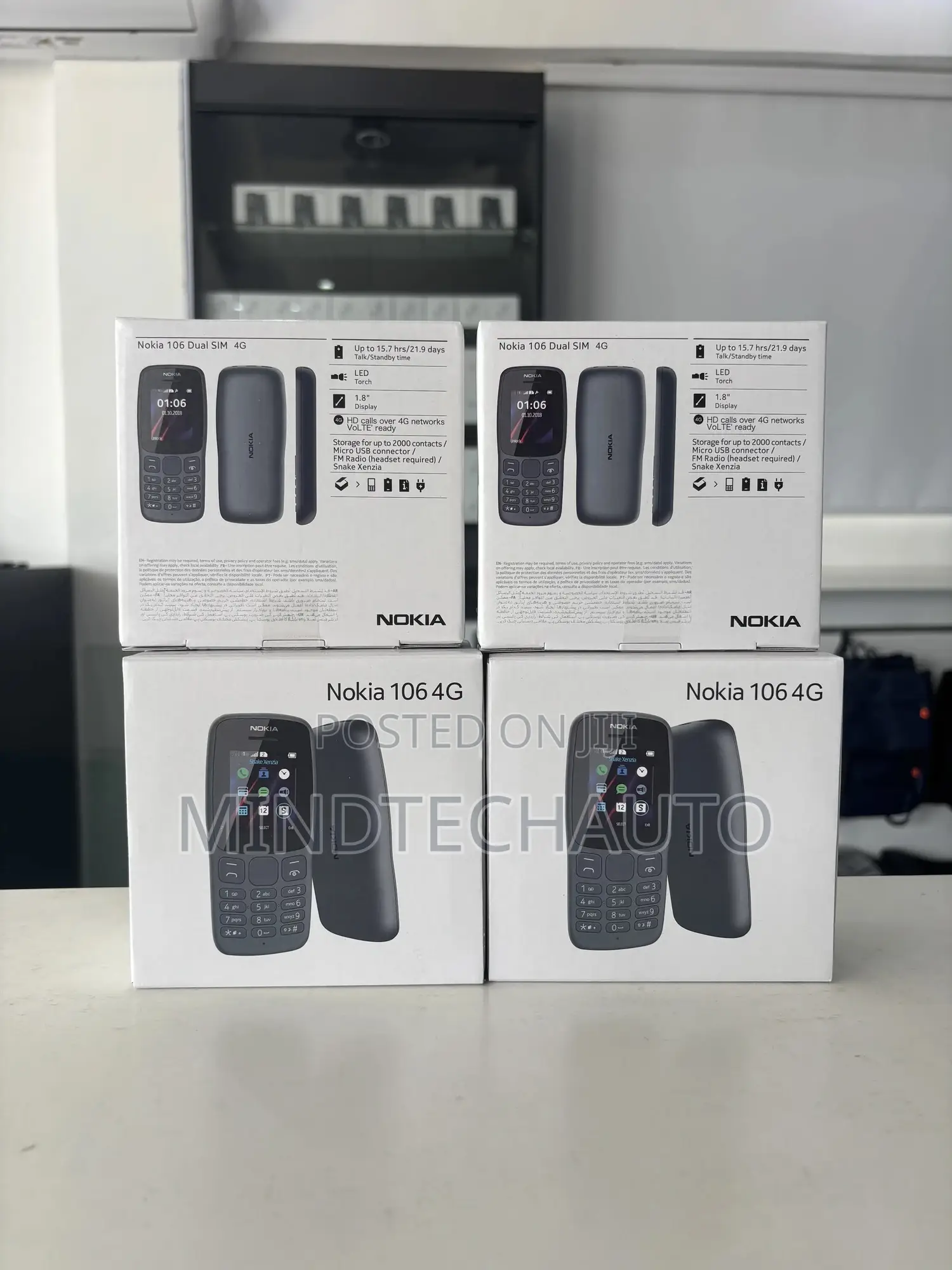 New Nokia 106 Black