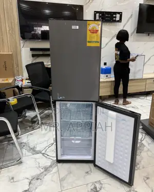 Latest and Affordable Nasco Nasd2-20fl 2 Door Fridge(Dark Gray) 