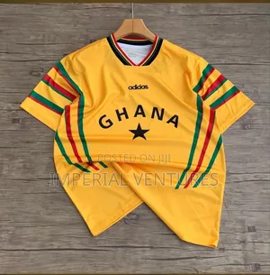 Beautiful Coat of Arms Ghana Jersey
