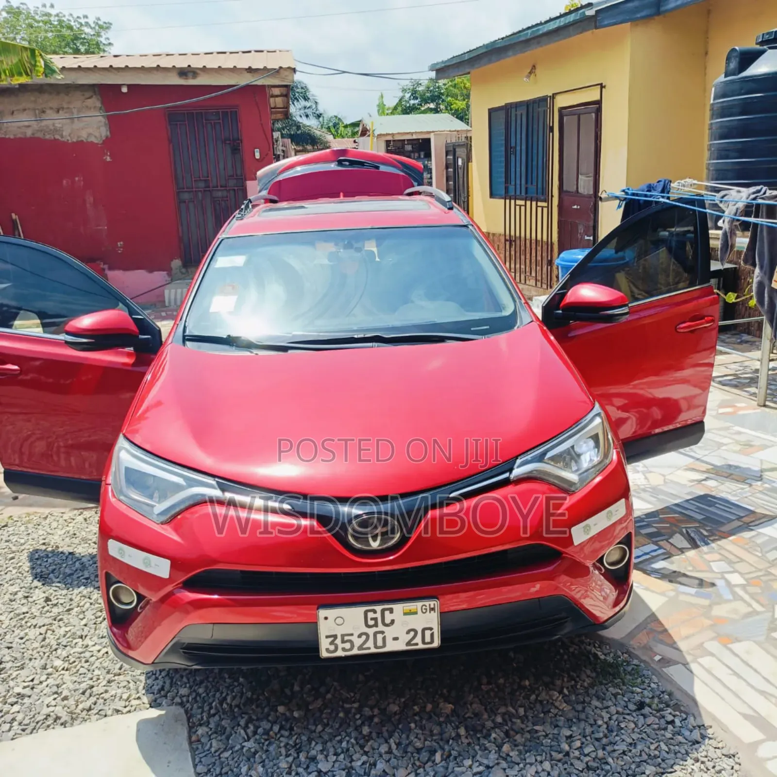 Toyota RAV4 LE 4dr SUV AWD (2.5L 4cyl 6A) 2018 Red