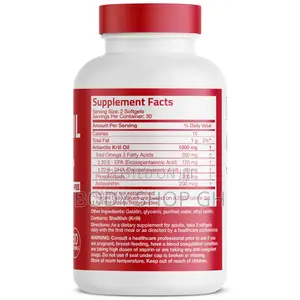 Bronson Antarctic Krill Oil 1000 Mg + Omega-3s and Phospholipids
