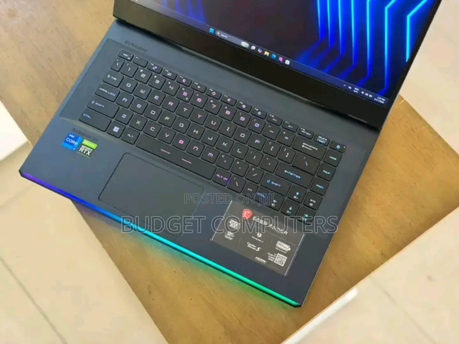 New Laptop MSI Raider GE78 16GB Intel Core i7 SSD 1T