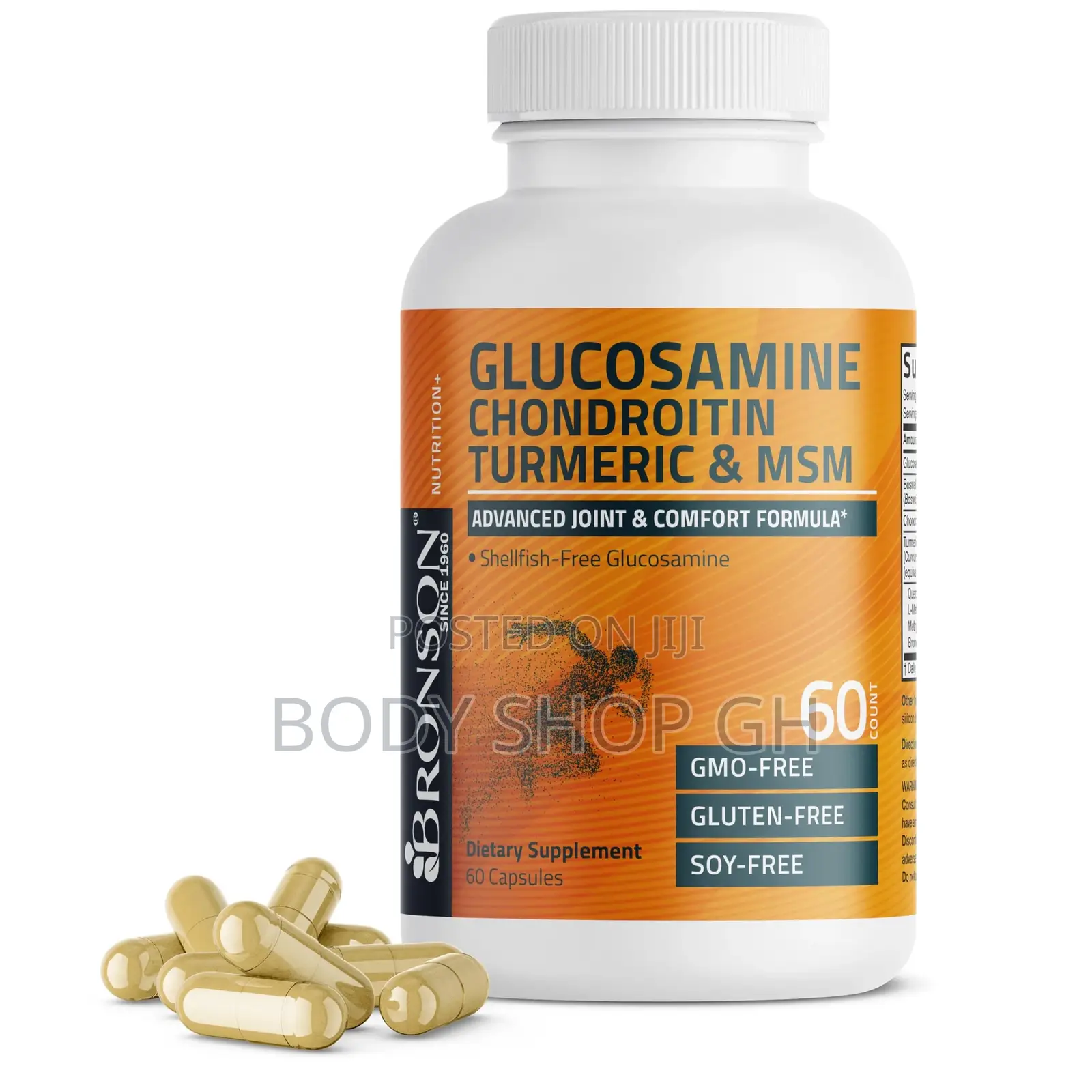 Bronson Glucosamine Chondroitin, Turmeric + MSM Advanced Joint Formula