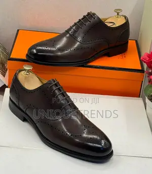 Executive Oxford Brogue Shoes (Brown)