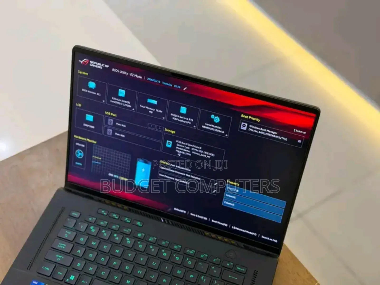 New Laptop Asus ROG Zephyrus G14 16GB Intel Core i7 SSD 1T