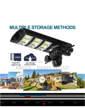 Solar Security Camera With Dual Storage Night Vision