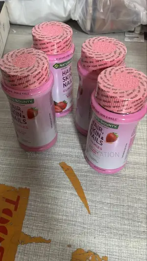 Strawberry Biotin Gummies Glow Skin Beauty Gummies Hair Skin Nail
