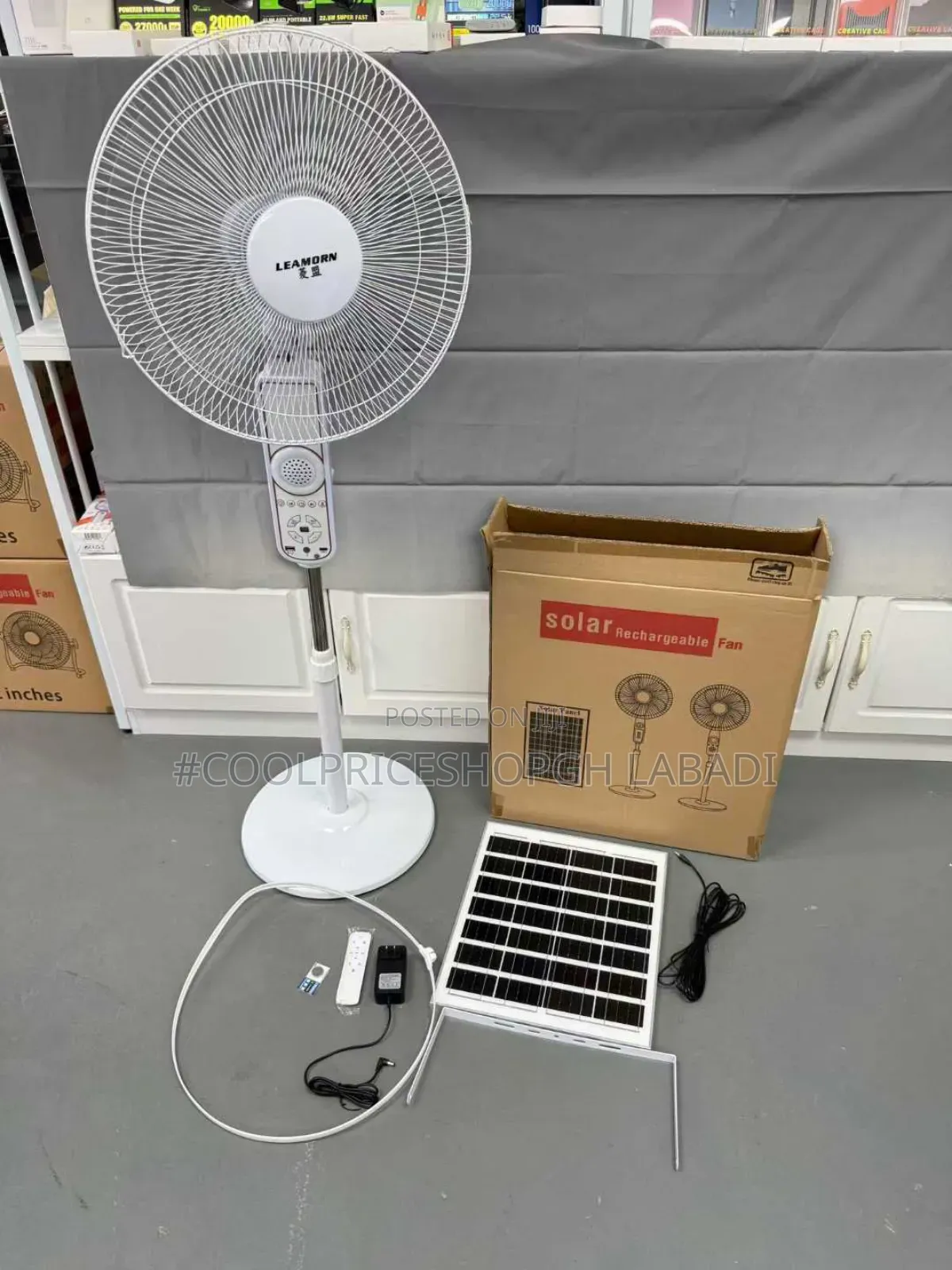 Fan Power by Solar System