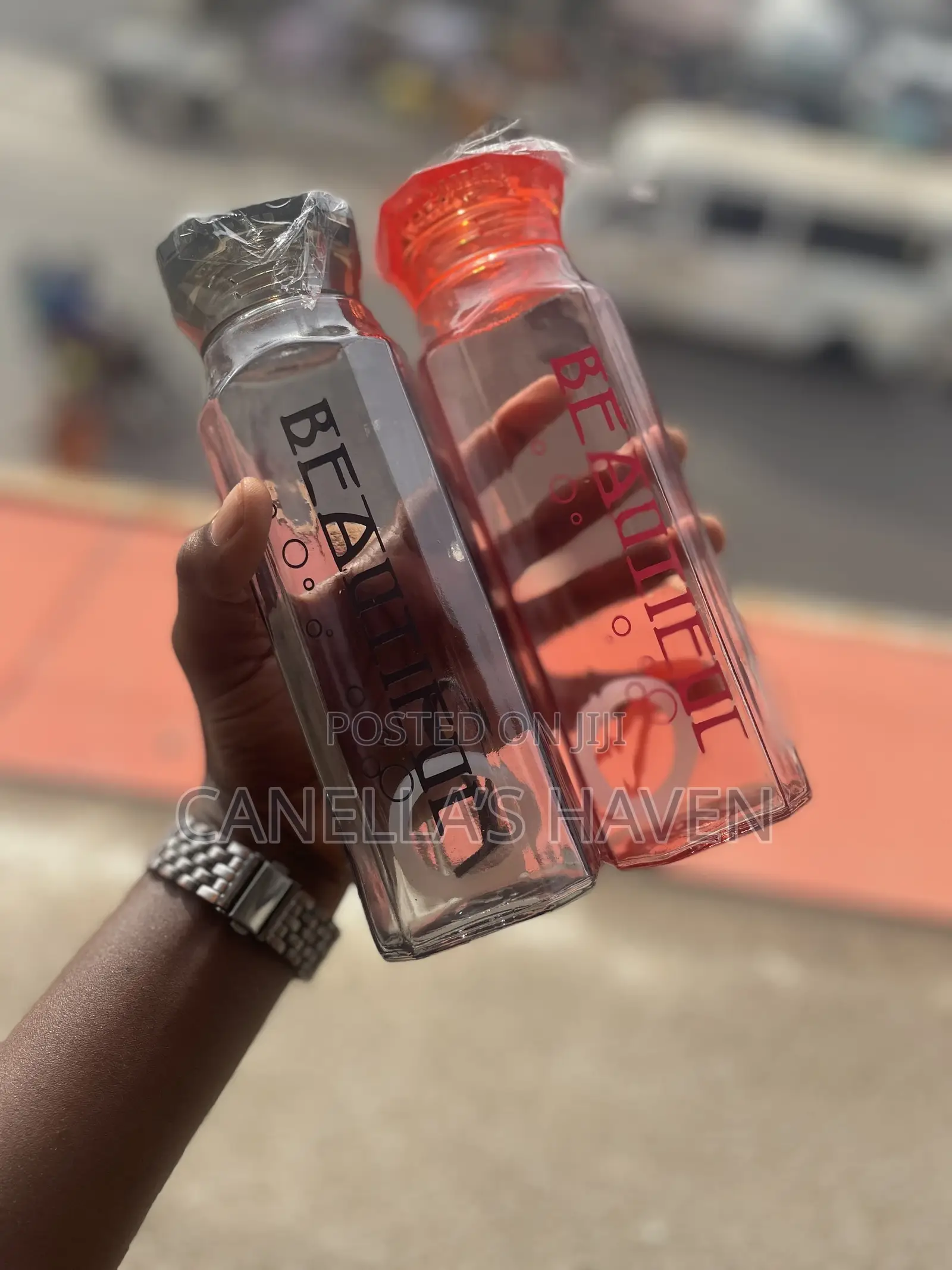 Beautiful Glass Water Bottle