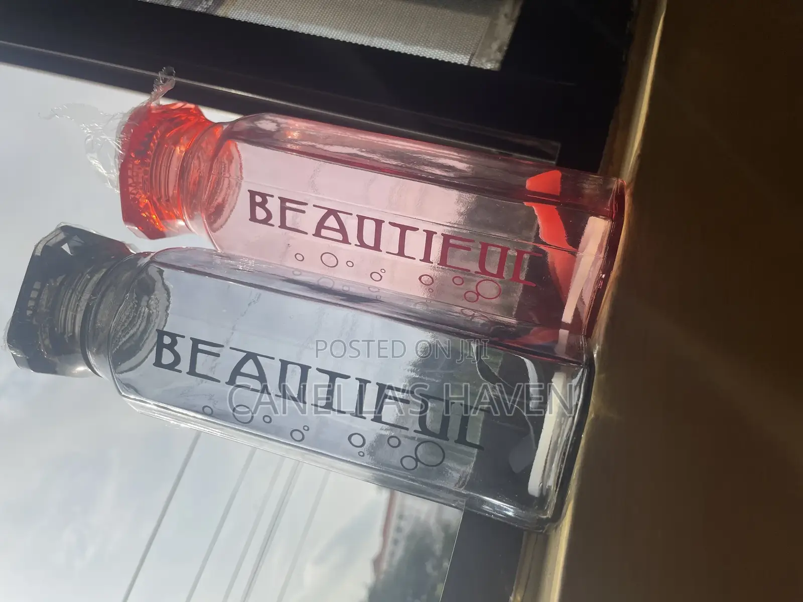 Beautiful Glass Water Bottle
