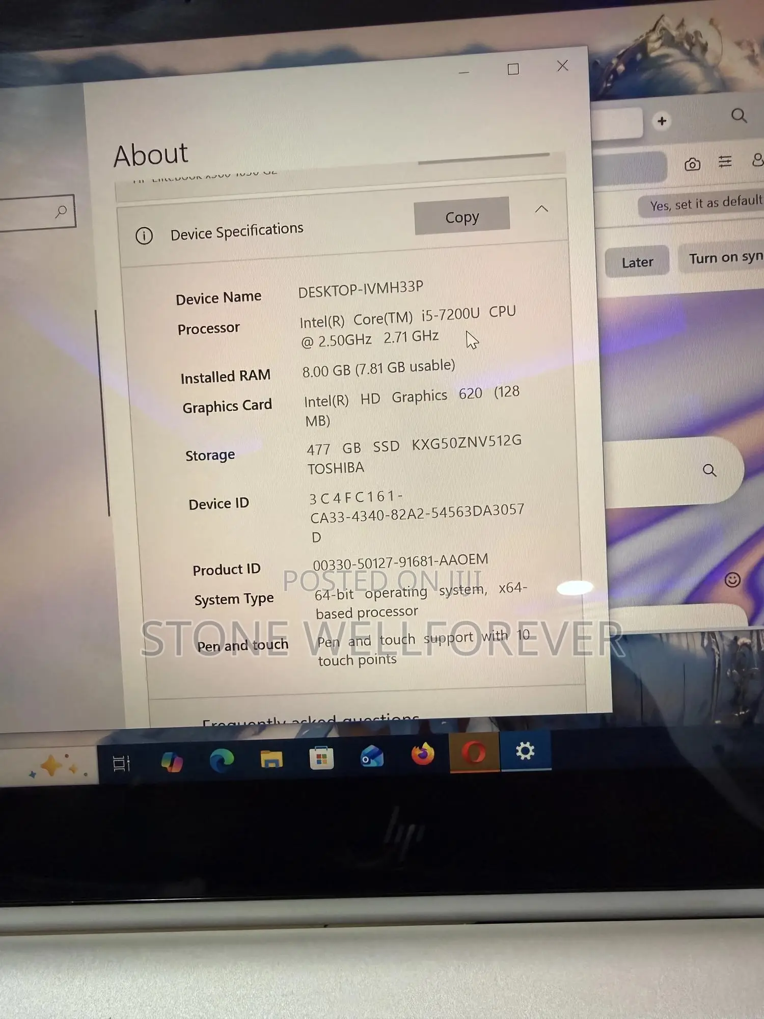 Laptop HP EliteBook X360 1030 G2 8GB Intel Core i5 SSD 512GB