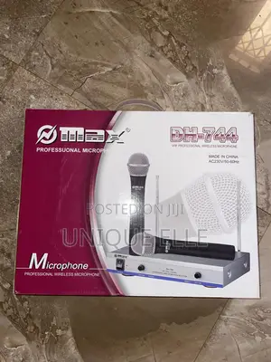 Dh - 744 Wireless Microphone 2 In 1