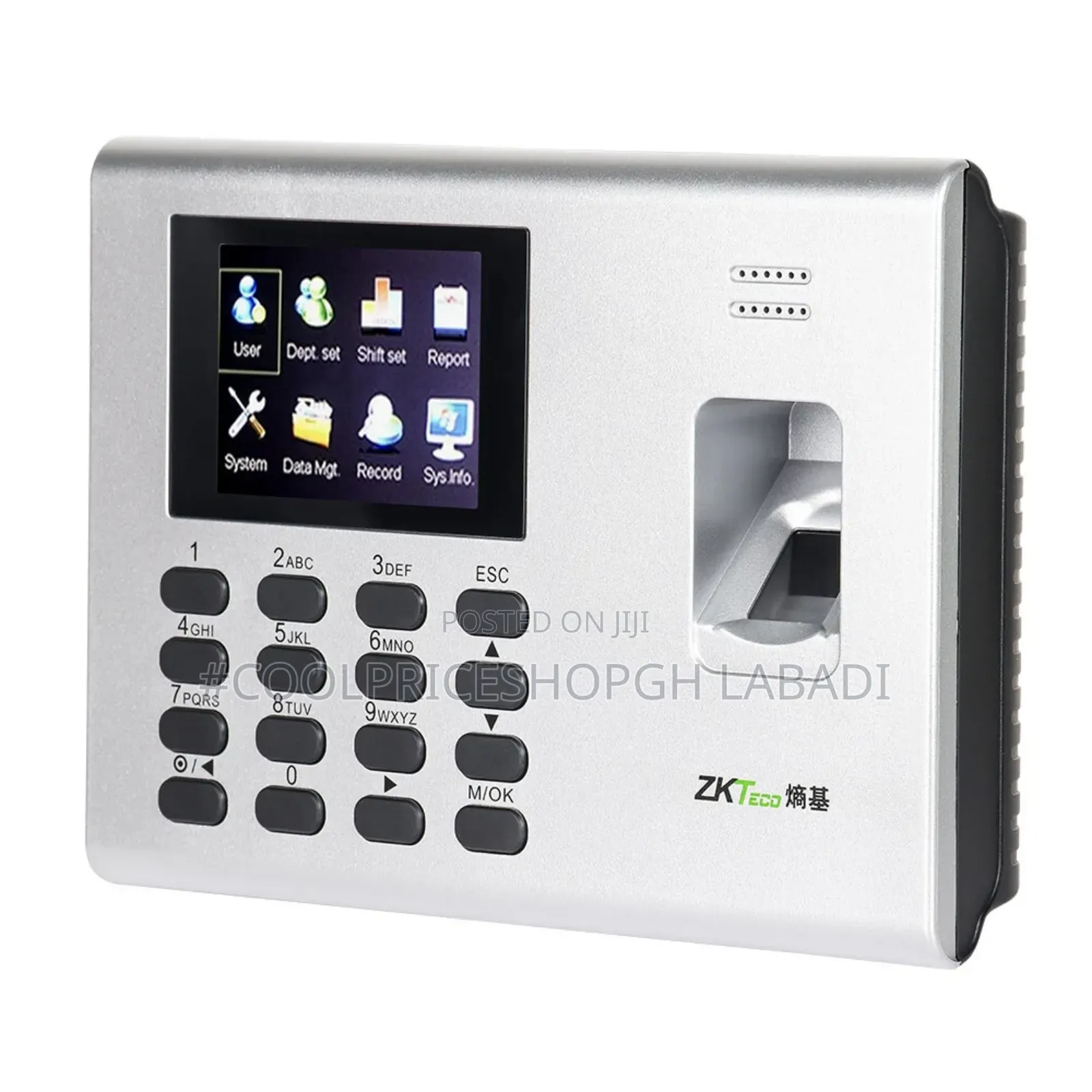 Zkteco K40 Biometric Fingerprint & Access Control Battery Support
