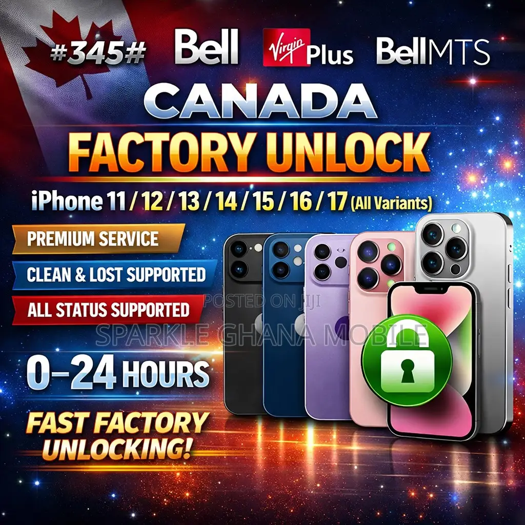 Canada Bell Mobility / Virgin Plus / Bell MTS Factory Unlock