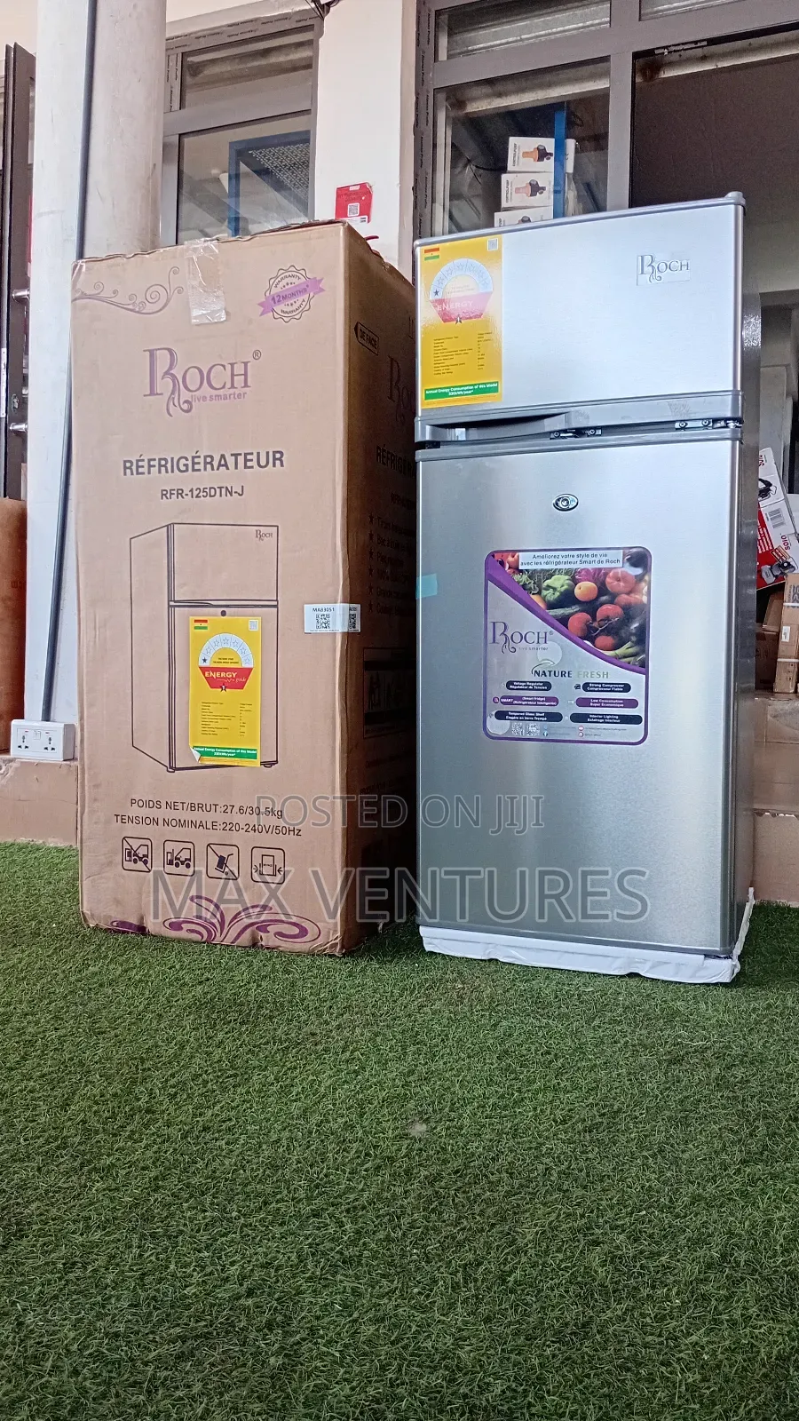 Modern Kitchen Fridge Elegant Quiet Roch 95l Double Door Fridge