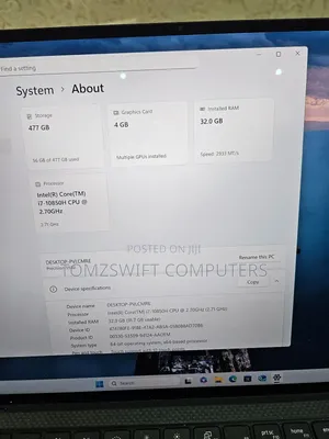 Laptop Dell Precision 5550 32GB Intel Core i7 SSD 512GB
