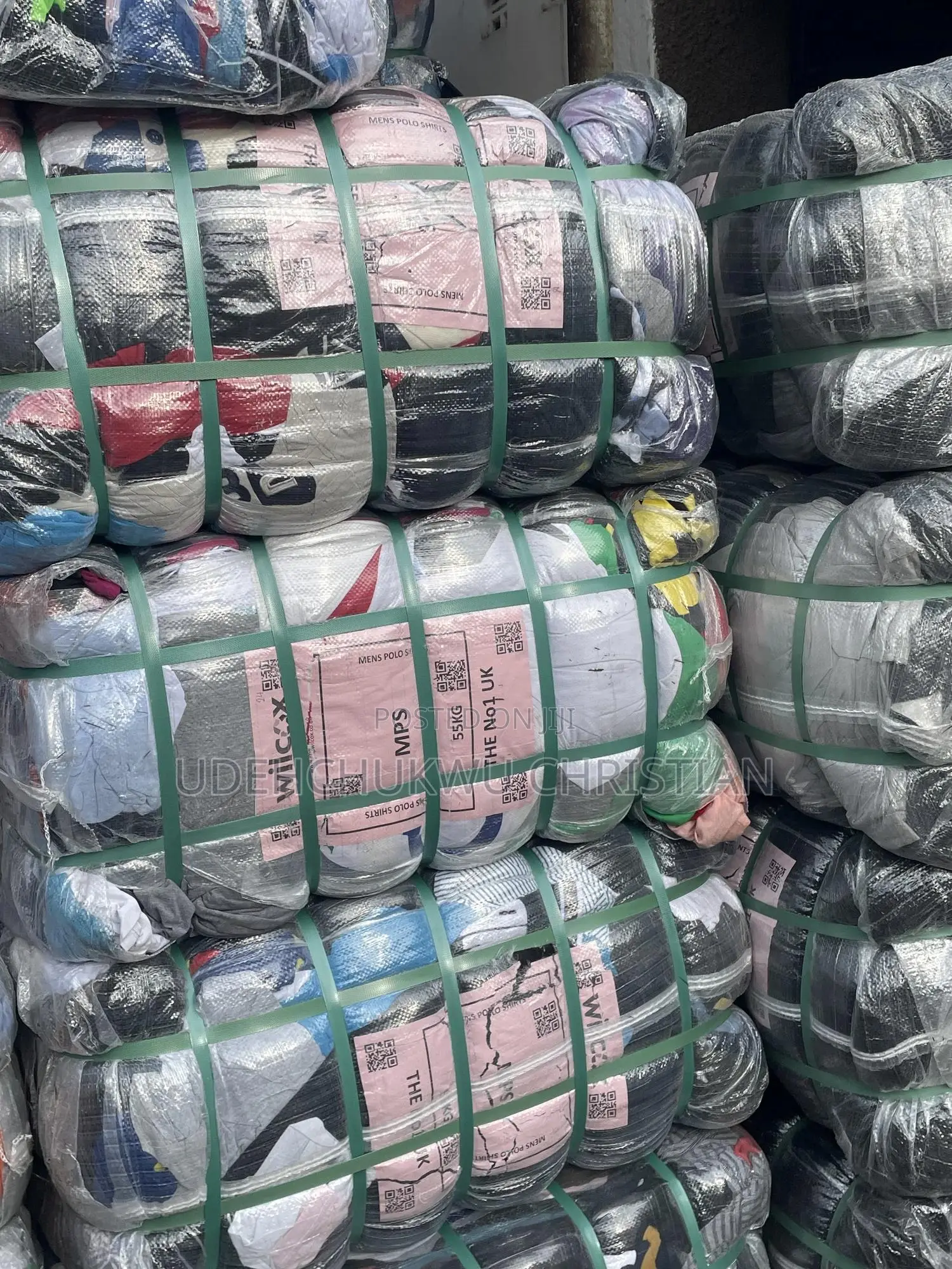 All Kinds of Secondhand Clothing in Bales
