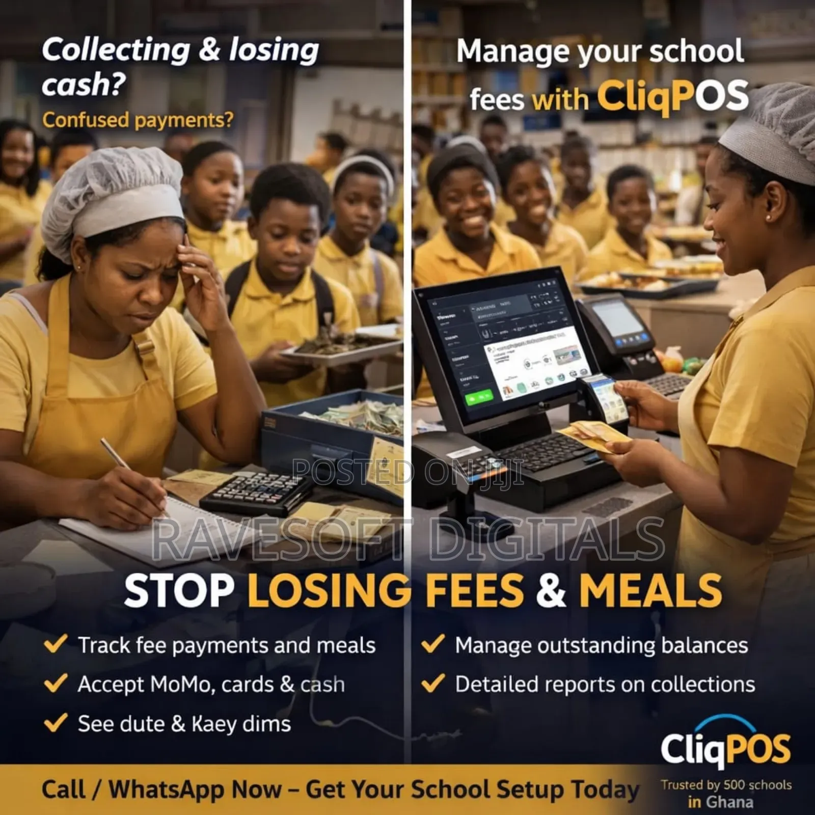 School Canteen Fees Collection Pos Software Ghana – Cliqpos