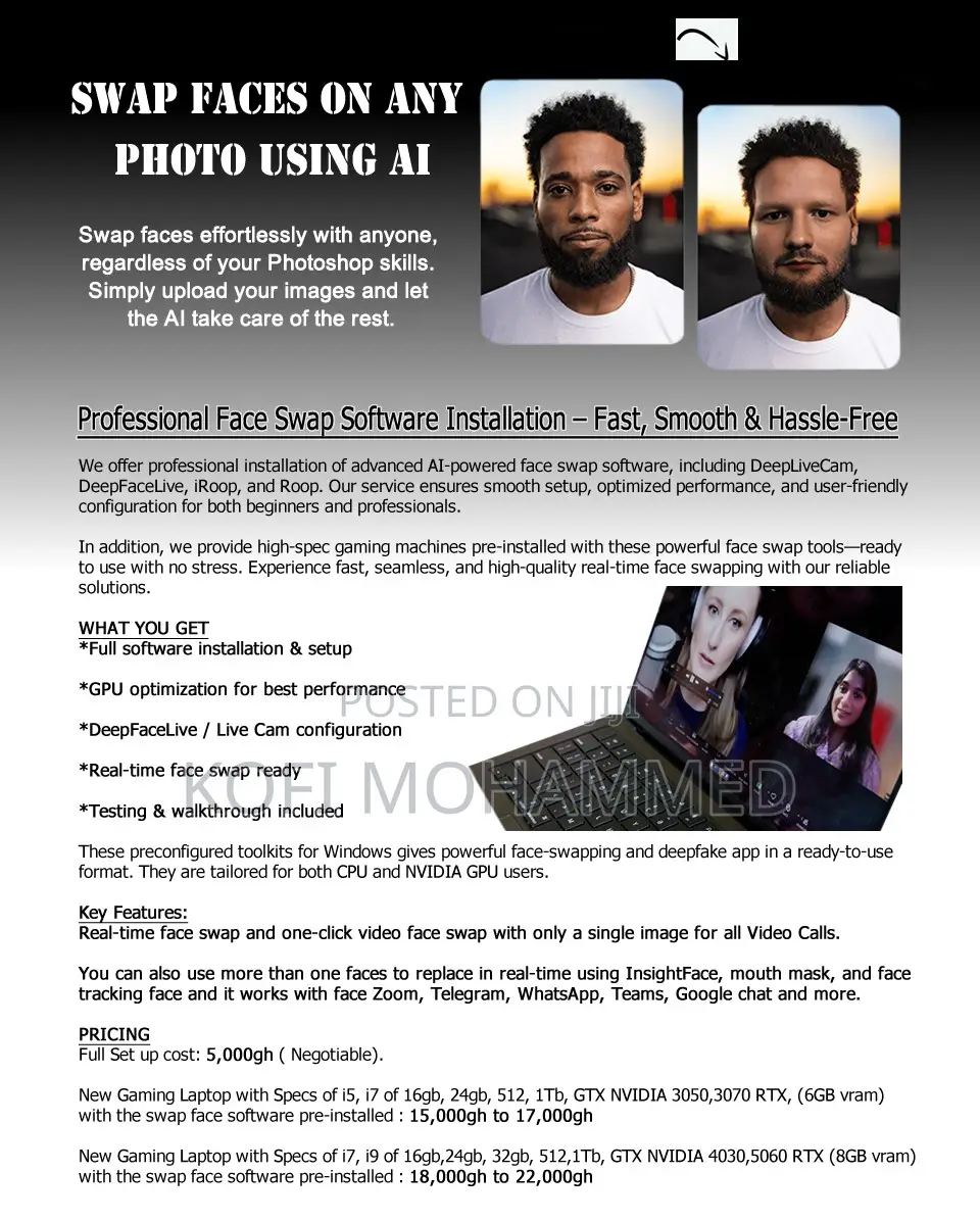 Face Swap Video Calling Software