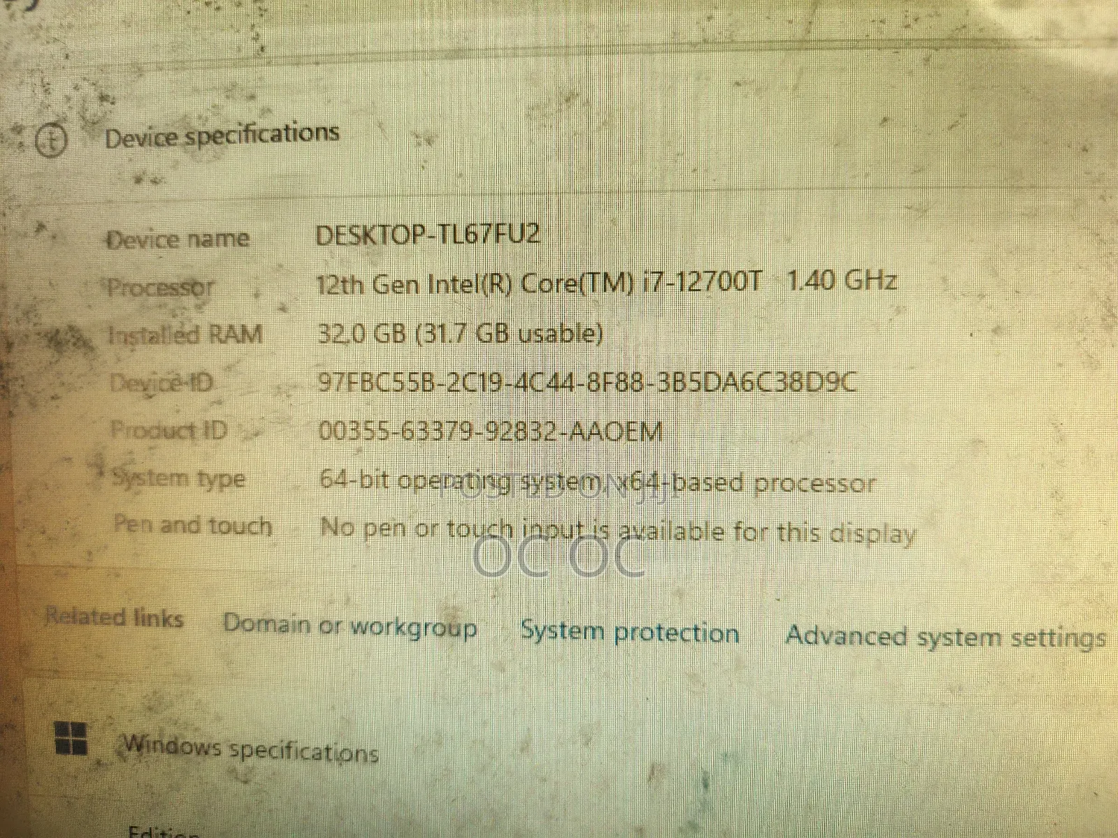 Desktop Computer HP Pro 400 G9 32GB Intel Core i7 SSD 512GB