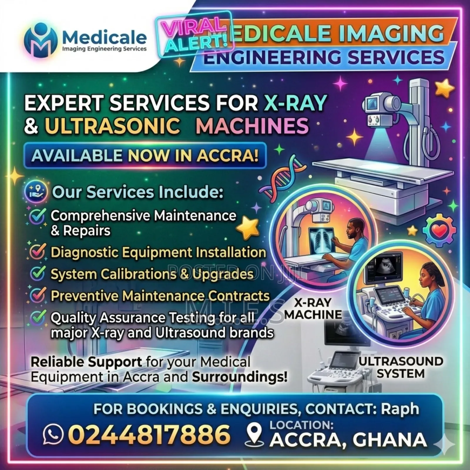 X-Ray and Ultrasound Repair Services