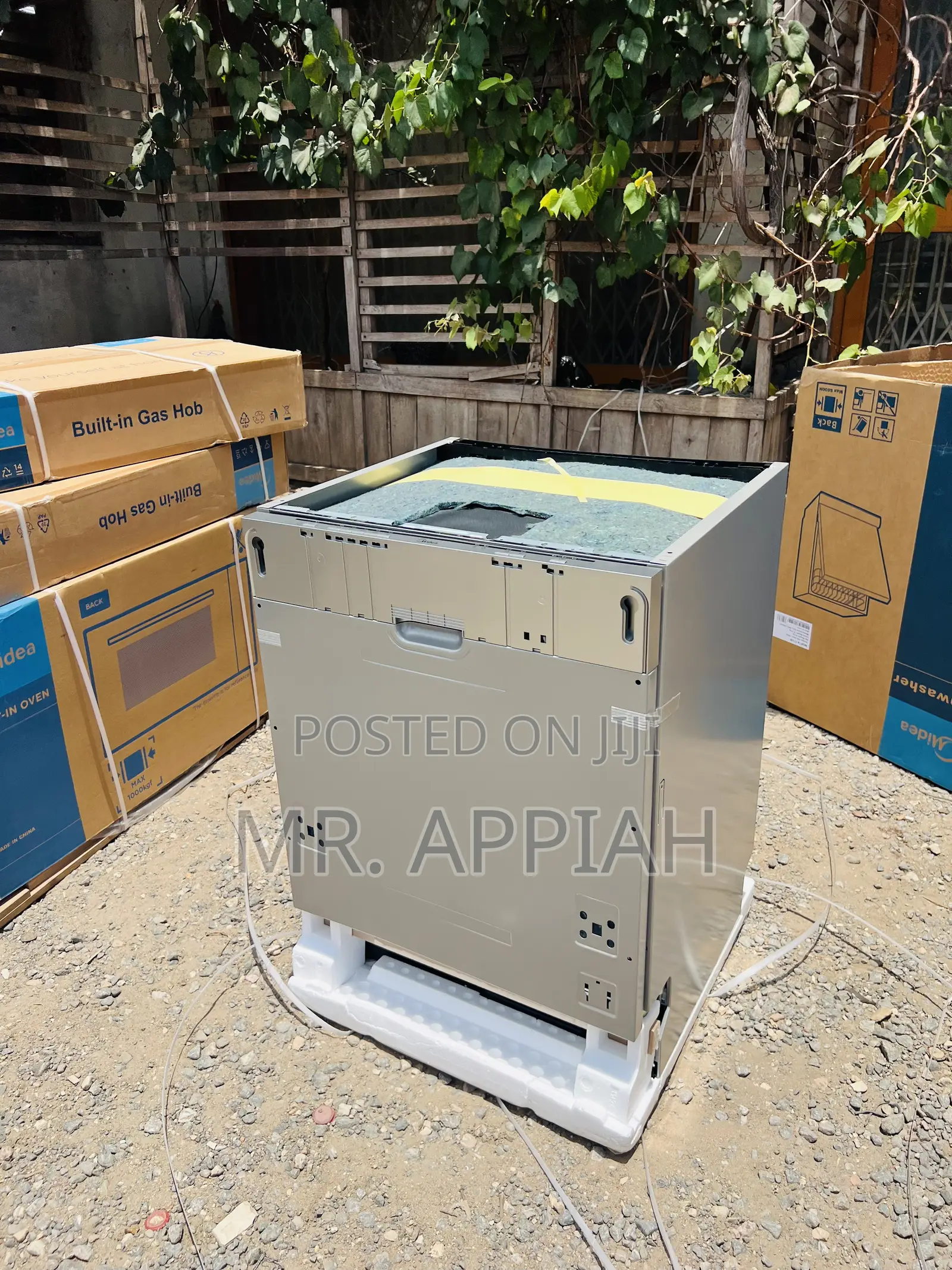 Midea Wqp12-5201g(S) 12 Place Full Board Free Standing Dishwasher