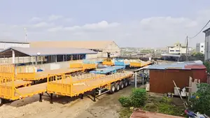 5 Axles Shacman Flatbed Truck