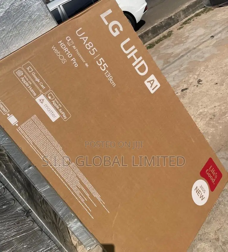 Lg 55" Ua85 Uhd Tv With Α7 Gen8 Ai Processor