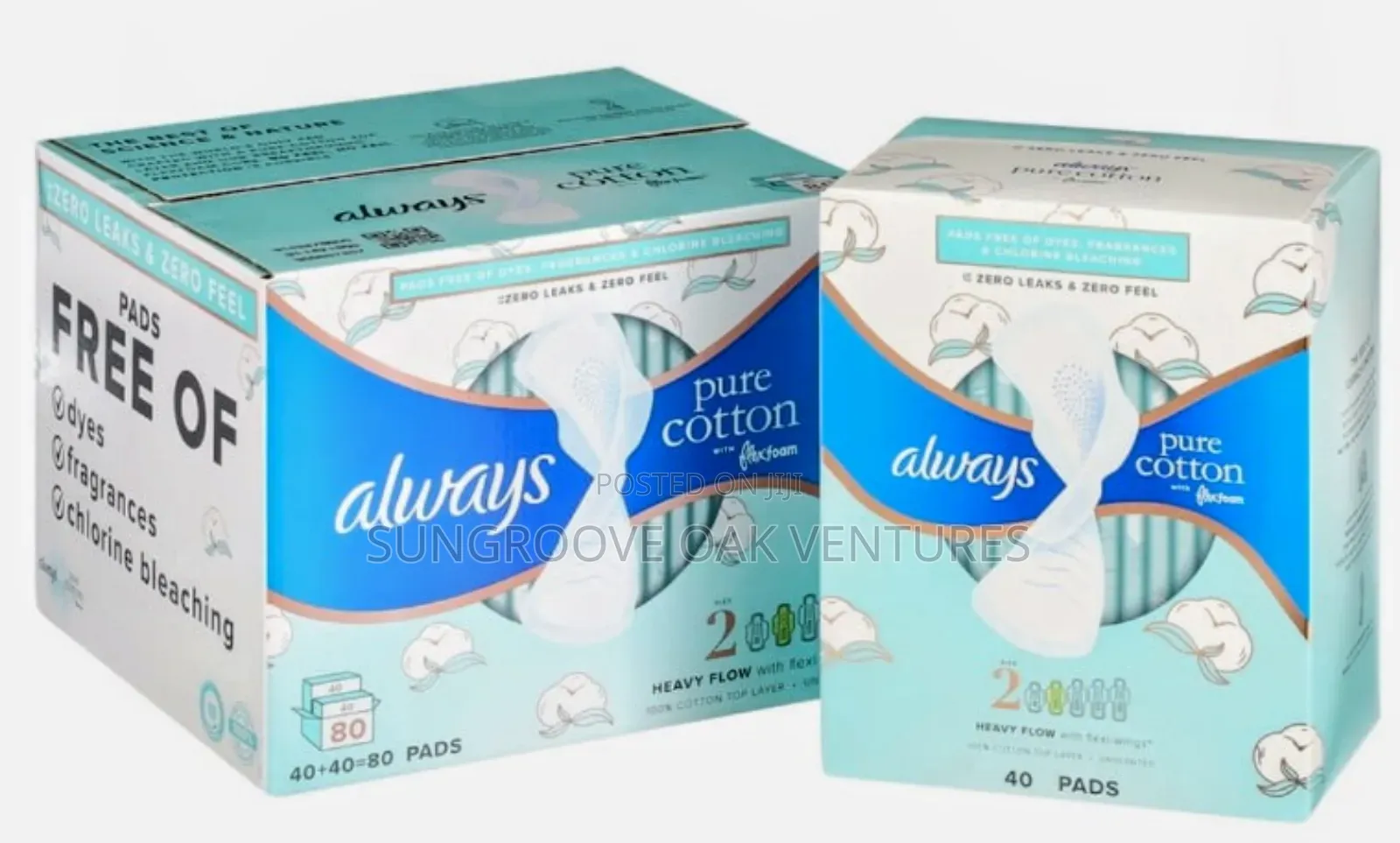 Always Pad Pure Cotton With Flex Foam