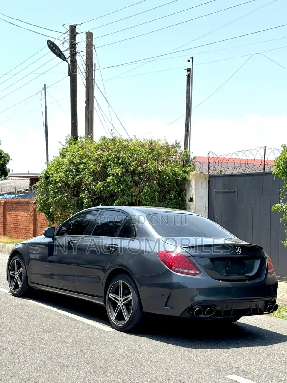 Mercedes-Benz C300 Sport 4Matic Sedan AWD (2.0L 4cyl 7A) 2017 Black