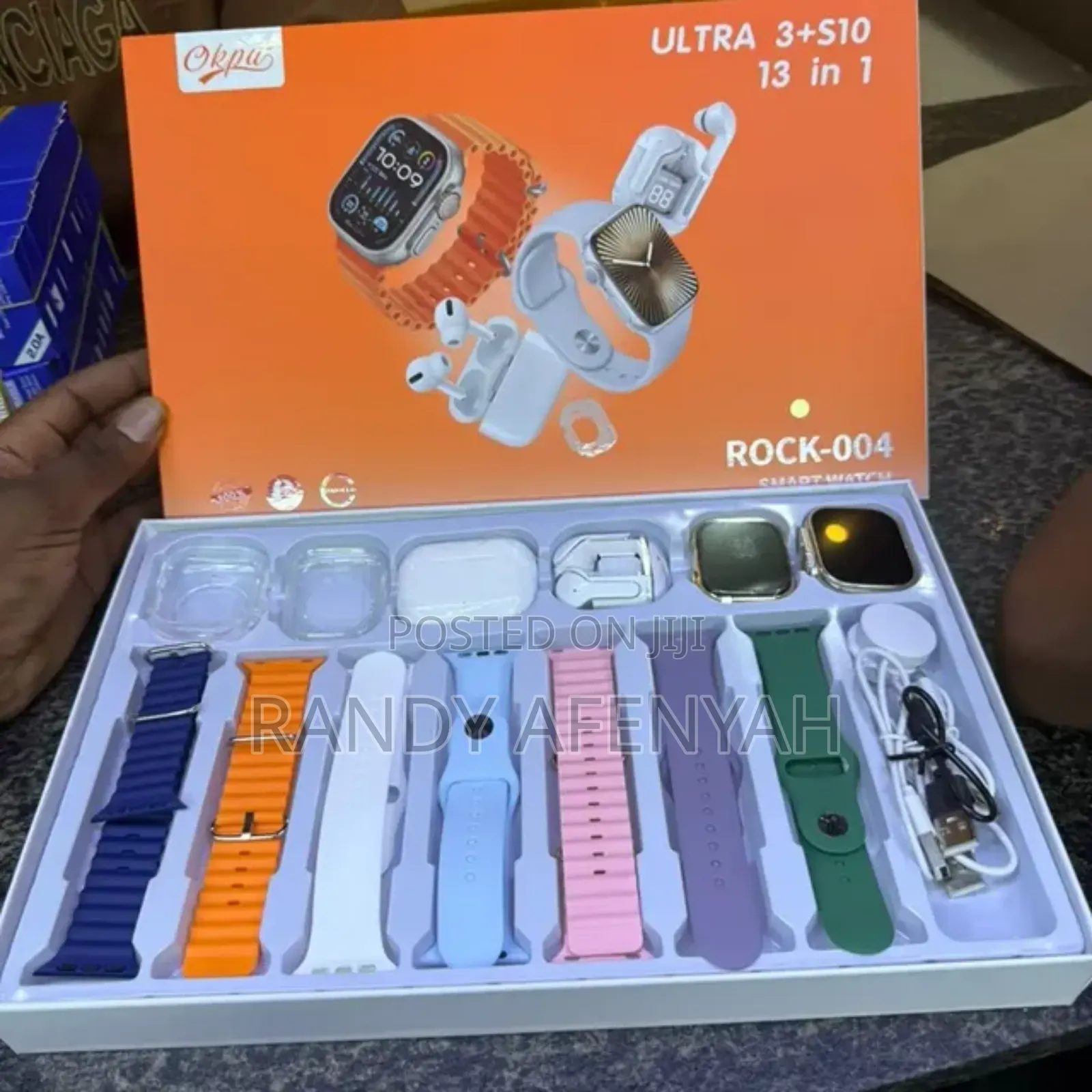 2 Watch, 2 Airpods, 13 in One Set