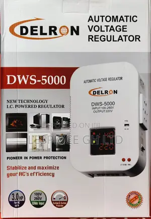Delron Wall Mounted Stabilizer 5000 Automatic Voltage Regulator