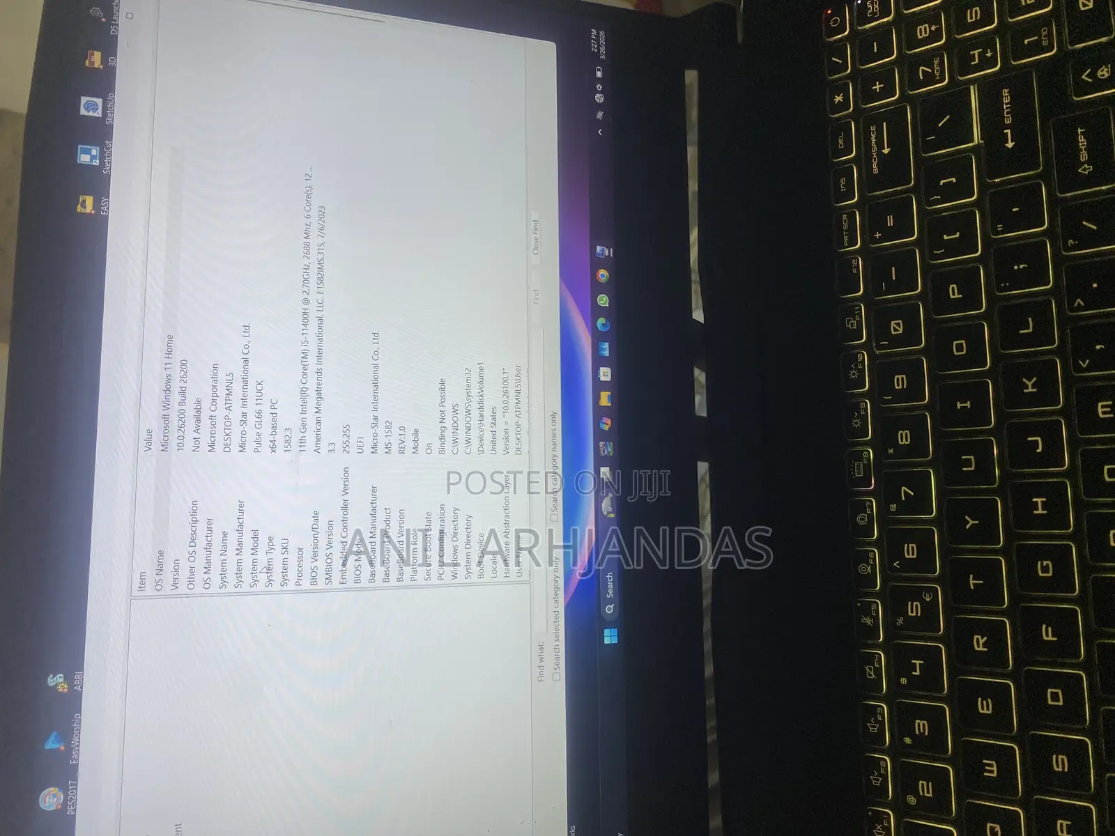 Laptop MSI Pulse GL66 16GB Intel Core i5 SSD 1T