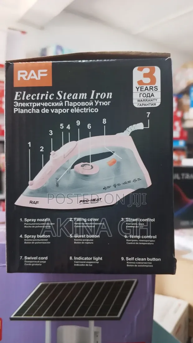 Raf Electric Steam Iron 2