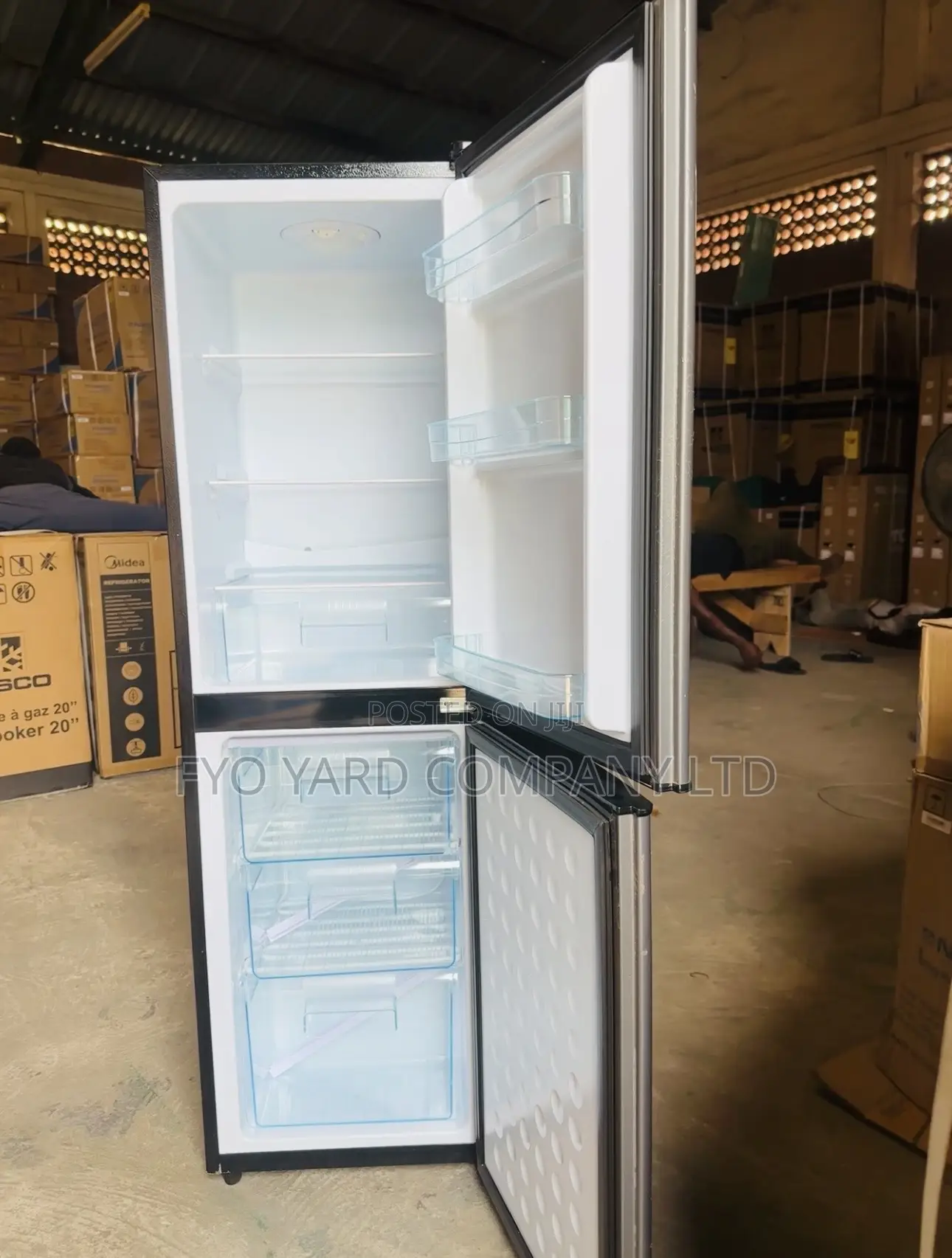 Modern Design Double Door Nasco 158l Fresh Cooling Fridge