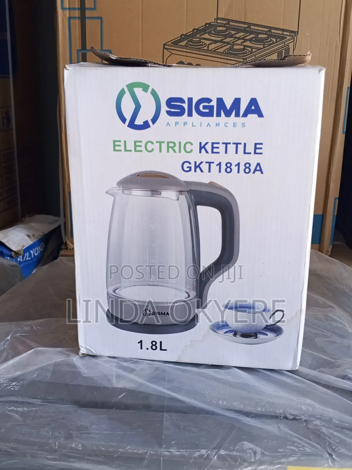 Latest Sigma Kettle 1.8 Liters Glass