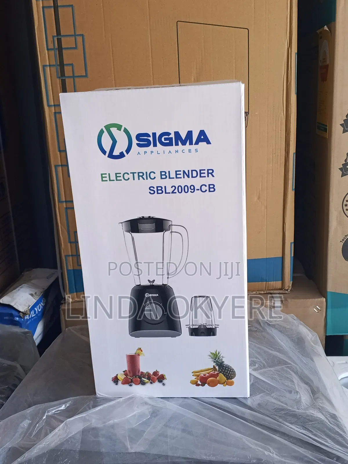 Latest Sigma 2 in 1 Blender 1.5 Liters With Grinder