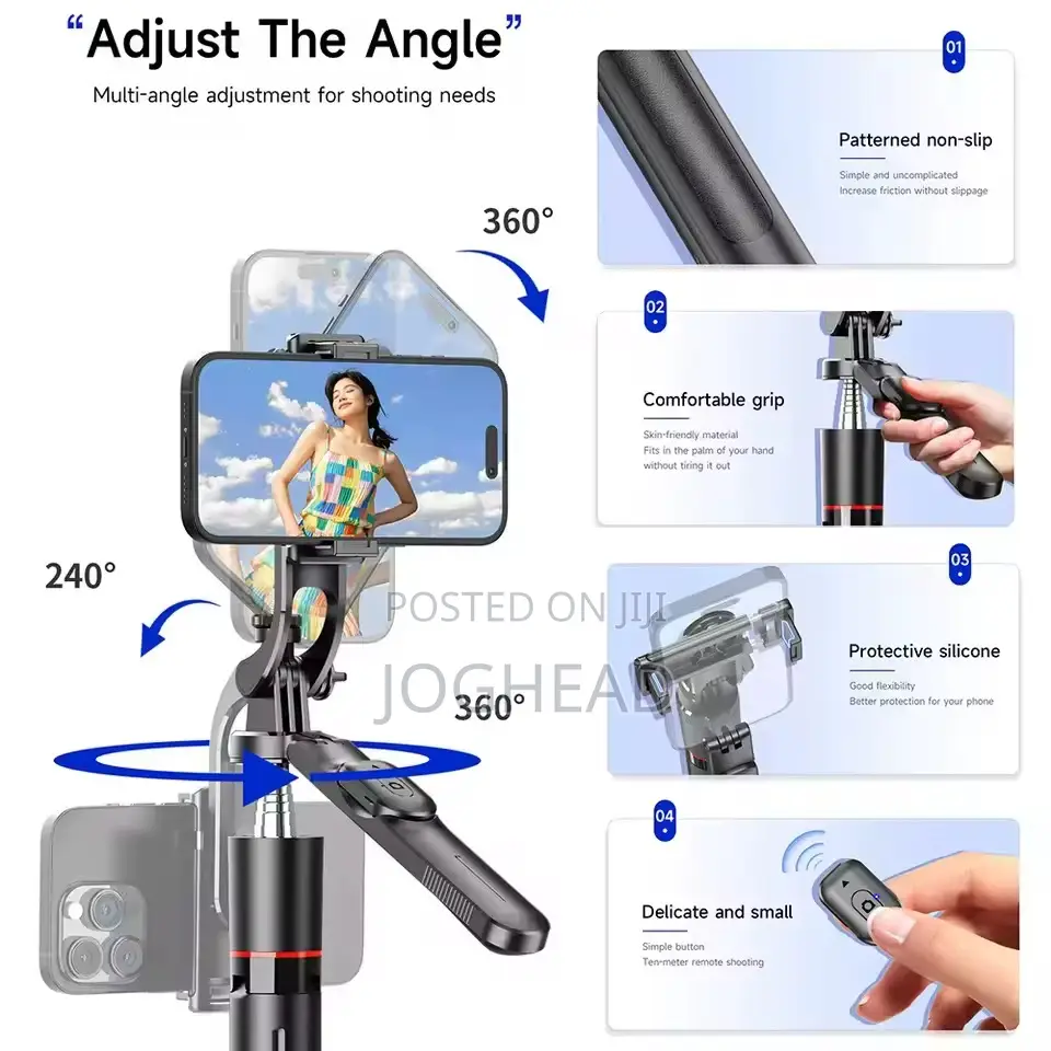 Phone Tripod Stand - 1.6m Height - Brand New"