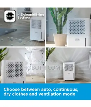 Black+Decker 12l Smart Dehumidifier Ionizer