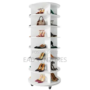 Rotating Shoe and Bag Rack