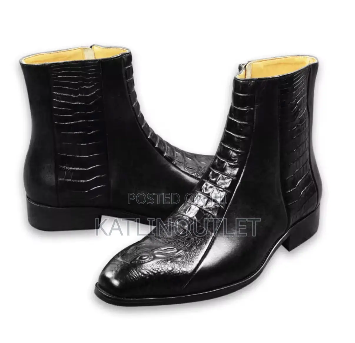 Mens Zipper Shoe