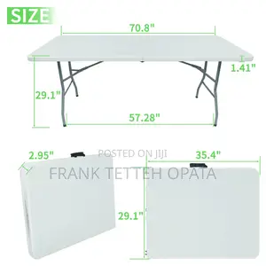 6ft Foldable 8 Seater Table