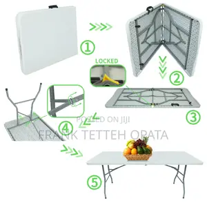 6ft Foldable 8 Seater Table