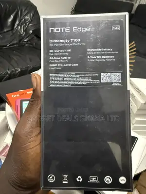 New Infinix Note Edge 256 GB Gray